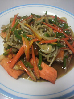 鮭の野菜あんかけ-レシピのメイン写真