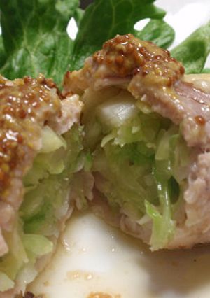 キャベツの豚肉巻きマヨネーズ焼き-レシピのメイン写真