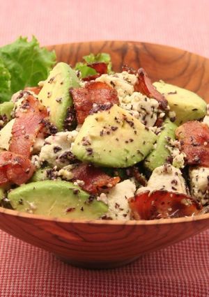 豆腐とアボカドのカリカリベーコンサラダ-レシピのメイン写真