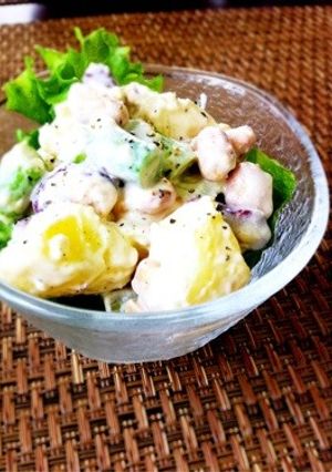 簡単！お豆たっぷりポテトサラダ-レシピのメイン写真