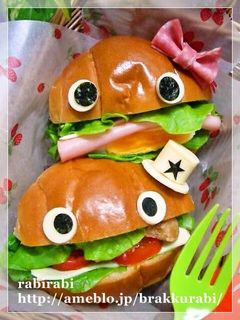 【キャラ弁☆簡単チーズde帽子】-レシピのメイン写真