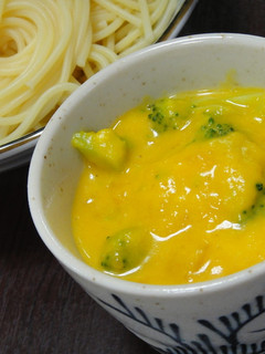 簡単☆濃厚なかぼちゃスープのつけパスタ-レシピのメイン写真