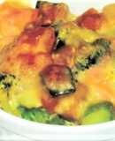 かぼちゃとブロッコリーのマヨチーズ焼き