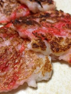 簡単*長いもとはんぺんの紅生姜焼き-レシピのメイン写真