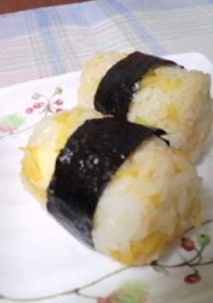 カレー味のキャベツソテーでチーズおにぎり-レシピのメイン写真