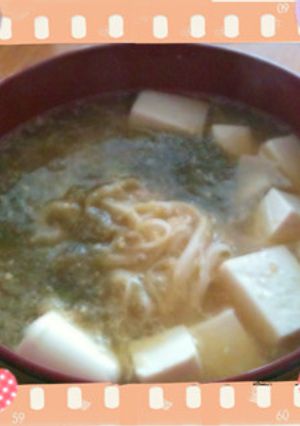 残ったお味噌汁にひと工夫-レシピのメイン写真
