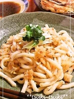 10分で完成☆梅キムチ冷やしうどん-レシピのメイン写真