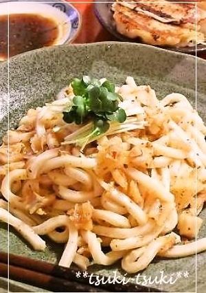 10分で完成☆梅キムチ冷やしうどん-レシピのメイン写真