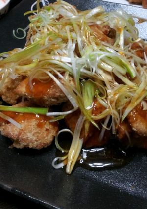 めちゃうま!鶏唐のあんかけ白髪ネギ♥-レシピのメイン写真