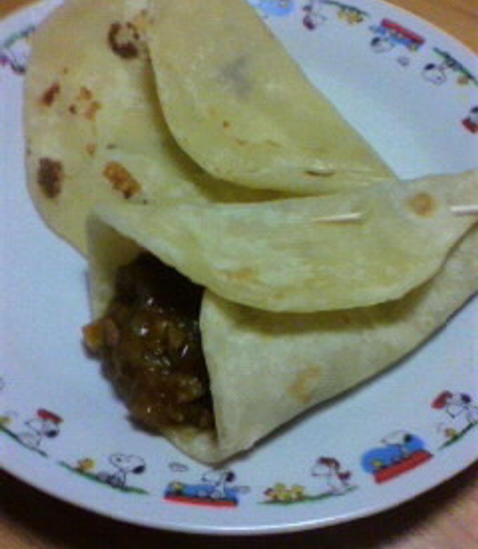 カレーを巻きまき！チャパティ-レシピのメイン写真