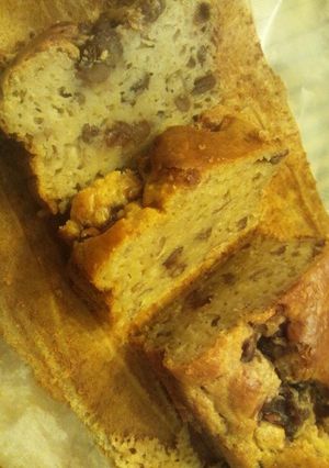 まぜるだけ！小豆とバナナのパウンドケーキ-レシピのメイン写真