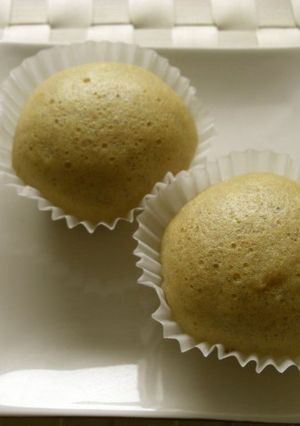 ＨＭで！工程ひとつのお手軽黒糖蒸しパン-レシピのメイン写真