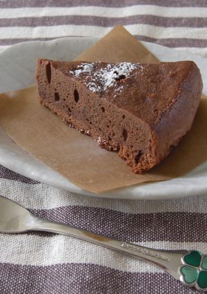 材料3つ☆簡単美味しいチョコケーキ♪-レシピのメイン写真