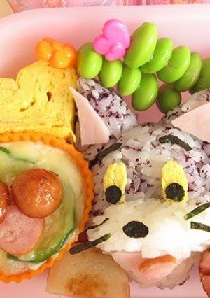 キャラ弁　トム＆ジェリー-レシピのメイン写真