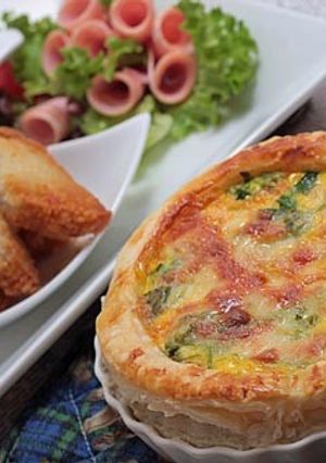 菜の花のキッシュ-レシピのメイン写真