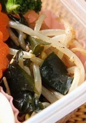 めんつゆで簡単☆もやしとわかめのナムル-レシピのメイン写真