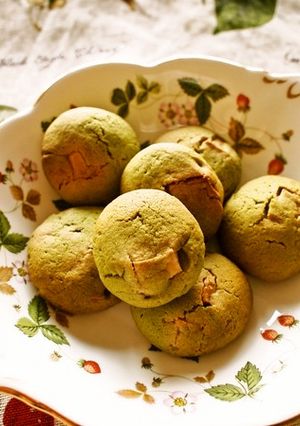 ♥ホワイトチョコ入り抹茶クッキー♥-レシピのメイン写真