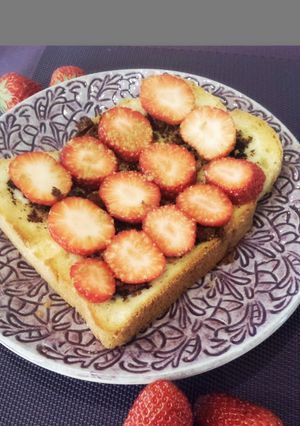 フレッシュ＊フルーツココアトースト-レシピのメイン写真