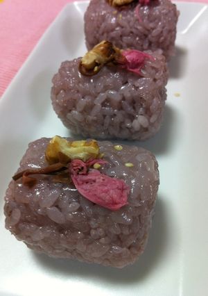 赤ワインでお花見ご飯-レシピのメイン写真