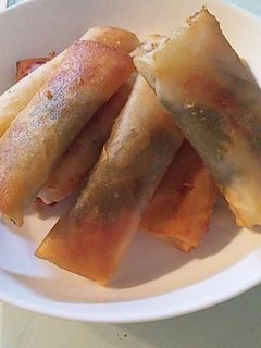 チーズ&ハムの春巻き-レシピのメイン写真