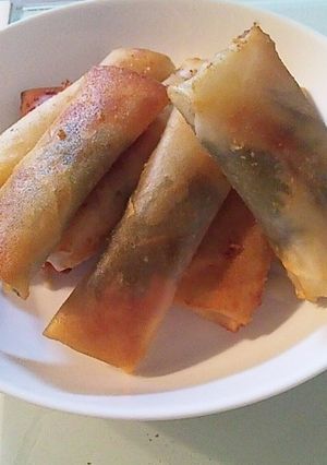 チーズ&ハムの春巻き-レシピのメイン写真