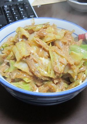 簡単♪ツナたまキャベツ丼-レシピのメイン写真