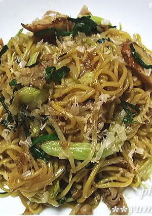 ニラ焼きそば-レシピのメイン写真