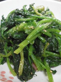 簡単♪ほうれん草のゴマ和え-レシピのメイン写真