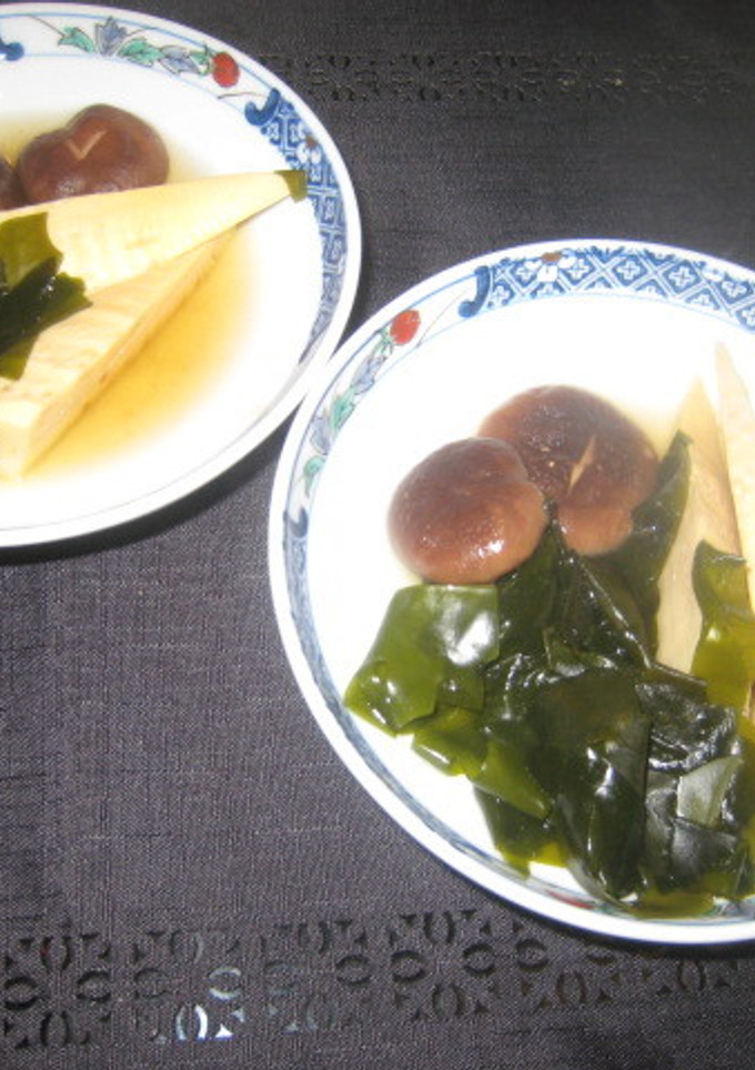 竹の子とわかめの和風味-レシピのメイン写真