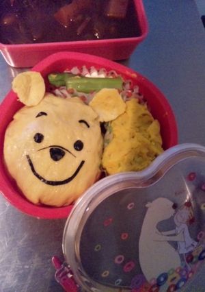 キャラ弁プーさん-レシピのメイン写真