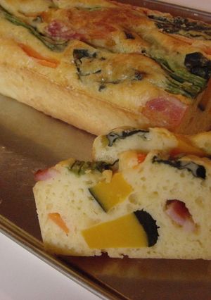 塩麹でヘルシー　ケークサレ-レシピのメイン写真