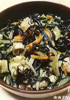 長ひじきの煮物-レシピのメイン写真