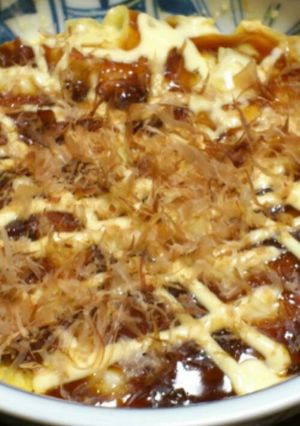 レンジで簡単♪５分でお好み焼き*-レシピのメイン写真