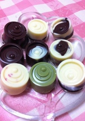 高級チョコっぽいチョコレート詰め合わせ♡-レシピのメイン写真