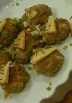 筍入りシャキシャキ食感のハンバーグ-レシピのメイン写真