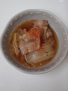 簡単☆豚バラ白菜煮-レシピのメイン写真
