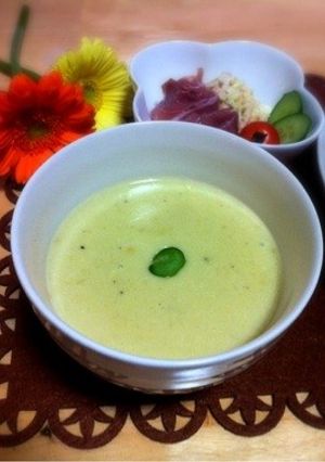 牛乳でやさしい味＊そら豆ポタージュ＊-レシピのメイン写真