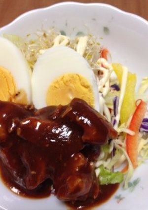 ヤンニョムチキンdeサラダ おかずサラダ-レシピのメイン写真