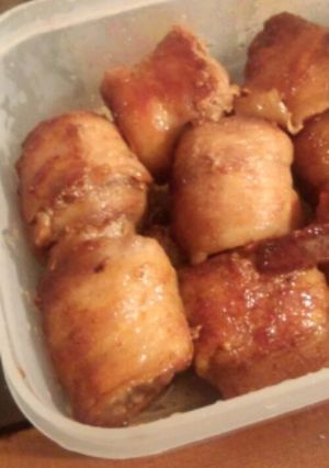 ○ｸﾙｸﾙ○ｴﾘﾝｷﾞ肉巻き-レシピのメイン写真