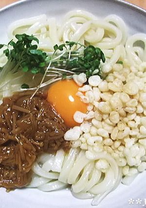 なめ茸うどん-レシピのメイン写真