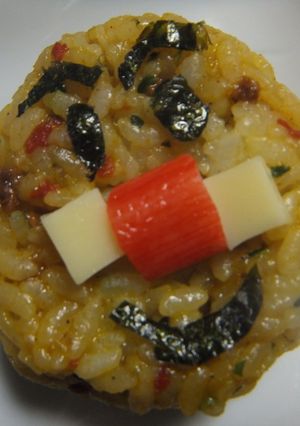 カレーアンパンマンおにぎり-レシピのメイン写真