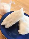 レンジで！生米でグルテンフリーのもちもち蒸しパン