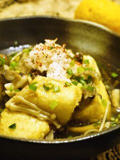 きのこのあんかけ揚げ出し豆腐-レシピのメイン写真