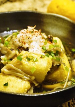 きのこのあんかけ揚げ出し豆腐-レシピのメイン写真
