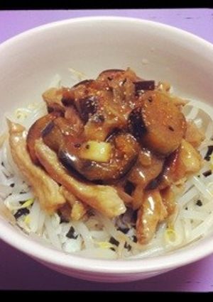 豚と野菜の味噌丼♪*°-レシピのメイン写真