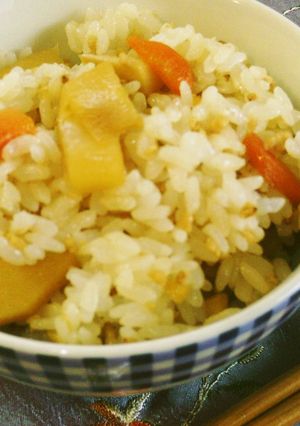 筍と鶏挽肉の混ぜご飯-レシピのメイン写真