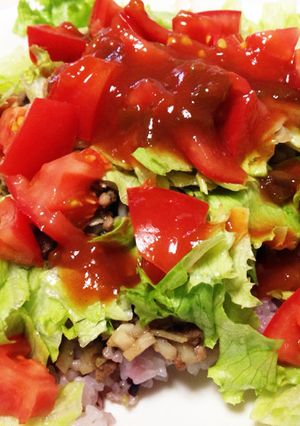 簡単すぎるのに美味しすぎるタコライス-レシピのメイン写真