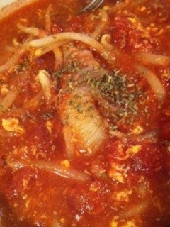 ダイエット&時短!白滝もやしトマトスープ-レシピのメイン写真