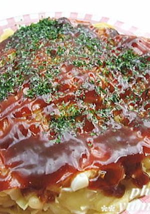 ベーコンチーズのお好み焼き-レシピのメイン写真
