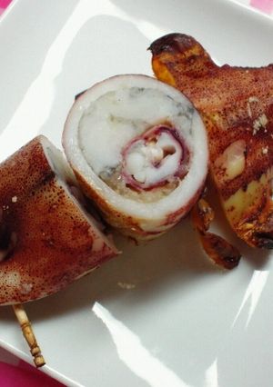 子持ちイカの藻塩焼き♪-レシピのメイン写真